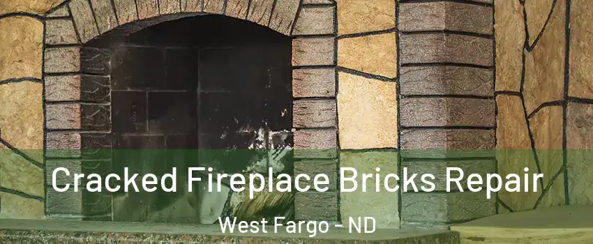  Cracked Fireplace Bricks Repair West Fargo - ND