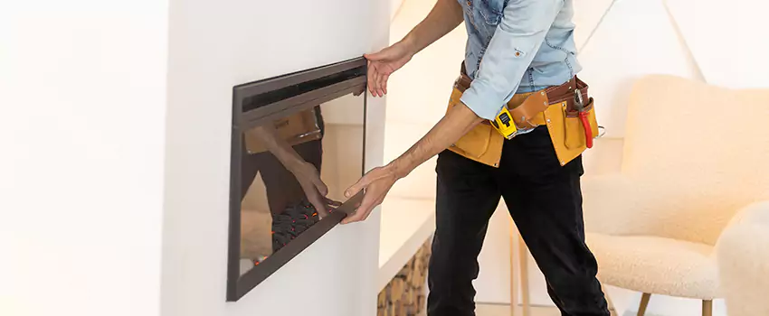 Metal Fireplace Installation in West Fargo, North Dakota