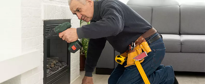 New Indoor Fireplace Installation in West Fargo, North Dakota