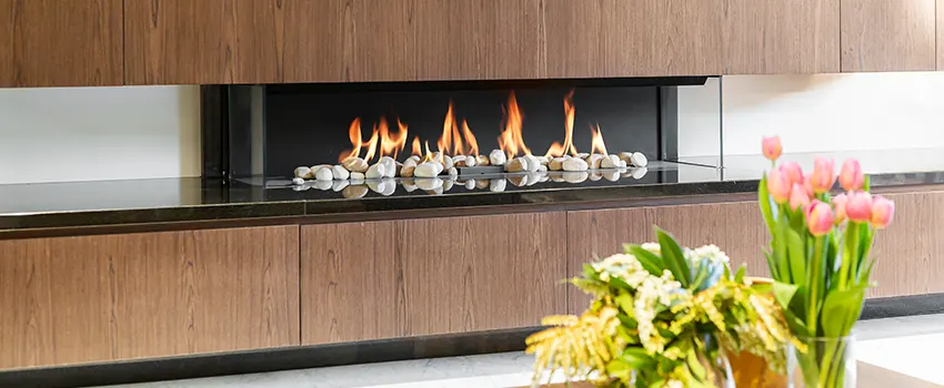 Double-height Fireplace Design Refurbishment in West Fargo, North Dakota