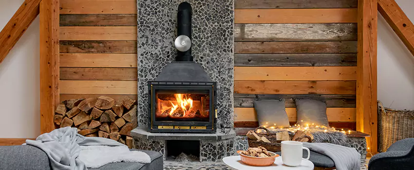 Thelin Hearth Products Direct Vent Gas Stove Fireplace Inspection in West Fargo, North Dakota