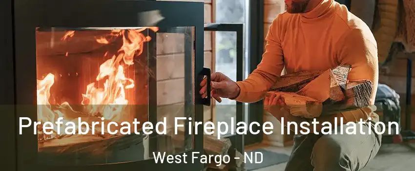  Prefabricated Fireplace Installation West Fargo - ND